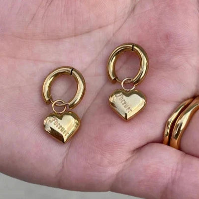 heart earrings