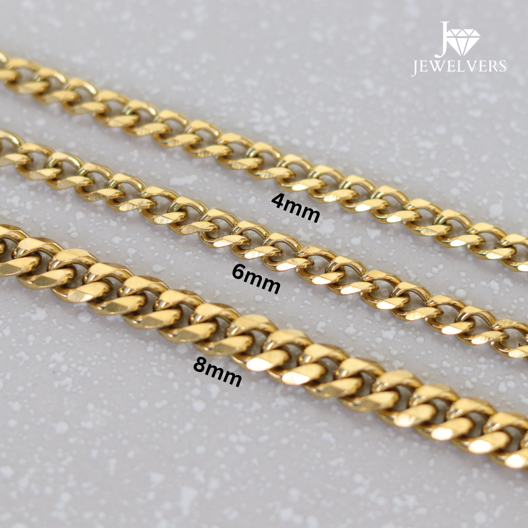 14K Gold-Filled Curb Chain Bracelet