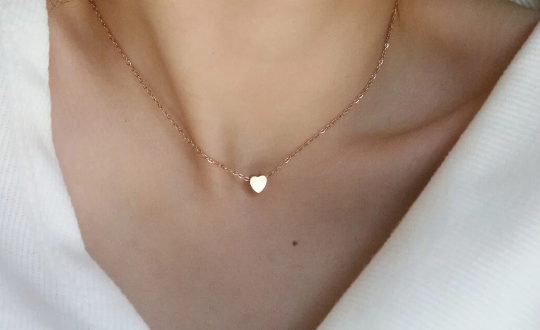 14K Gold-Filled Heart Necklace