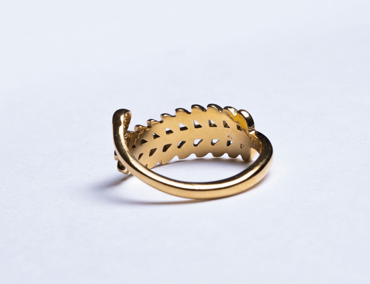 18K Gold-Filled Olive Leaf Ring