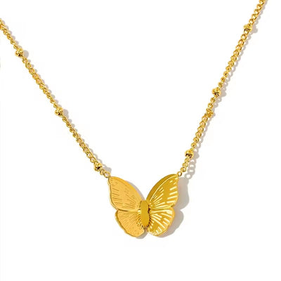 Butterfly Pendant Necklace