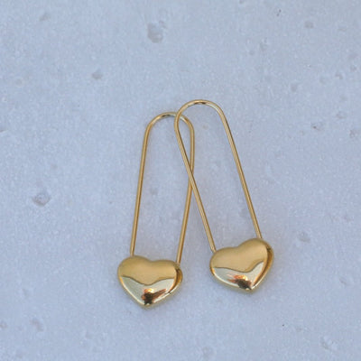 safety pin earrings