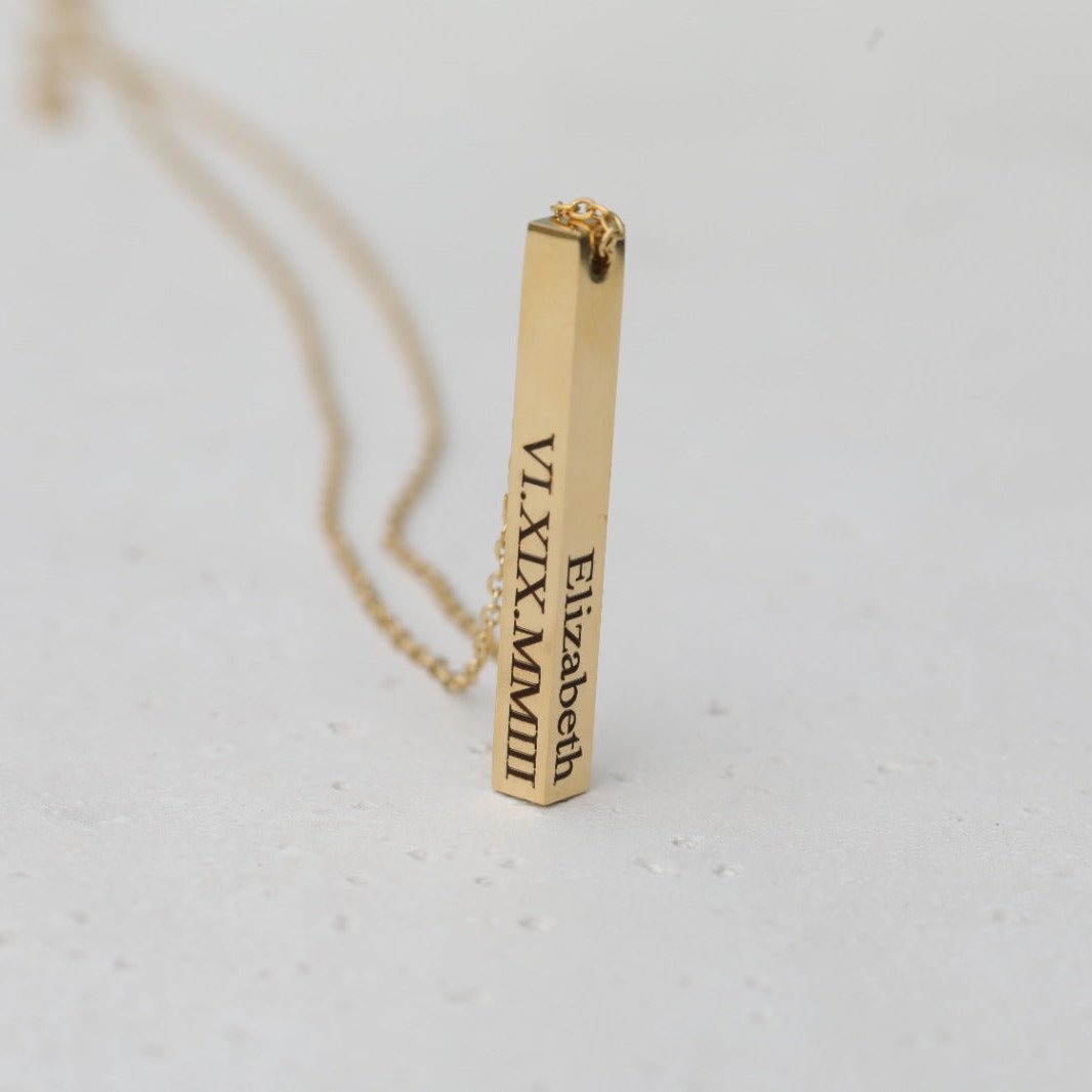 Engraved Custom Name Necklace