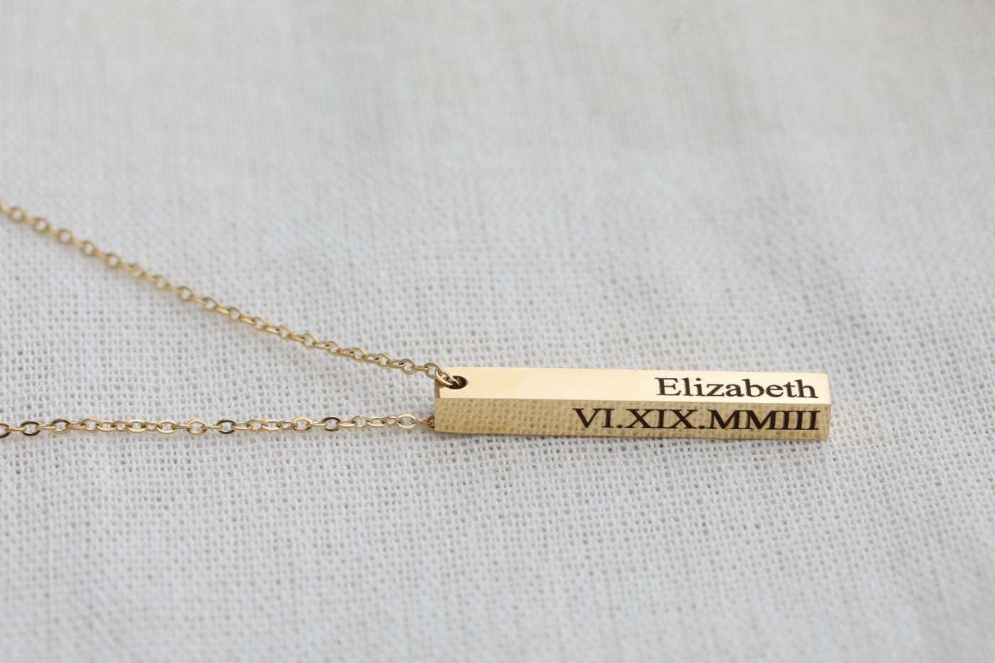 Bar Pendant Necklace