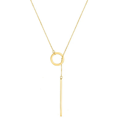 14K Gold-Filled Dainty Bar Necklace