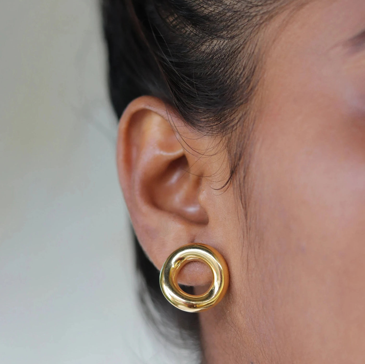 Gold Chunky Earrings