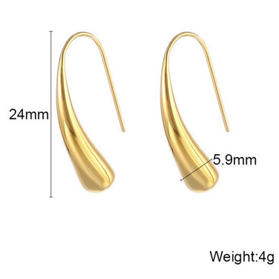 18K Gold-Filled Tear Drop Earrings