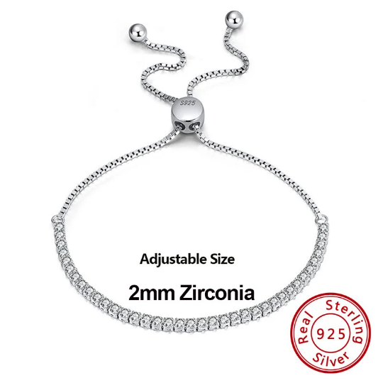 925 Sterling Silver Tennis Bracelet