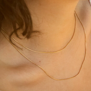 Herringbone Choker Necklace Set