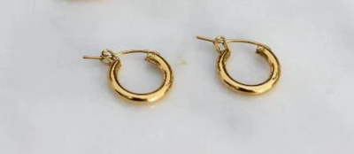 14K Gold-Filled Simple Hoop Earrings