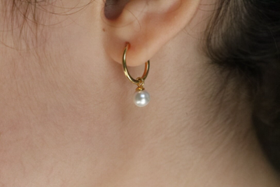 925 Sterling Silver Pearl Earrings