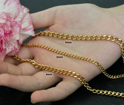 18K Gold-Filled Cuban Link Necklace