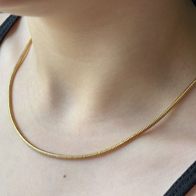 14K Gold-Filled Dainty Snake Chain Necklace