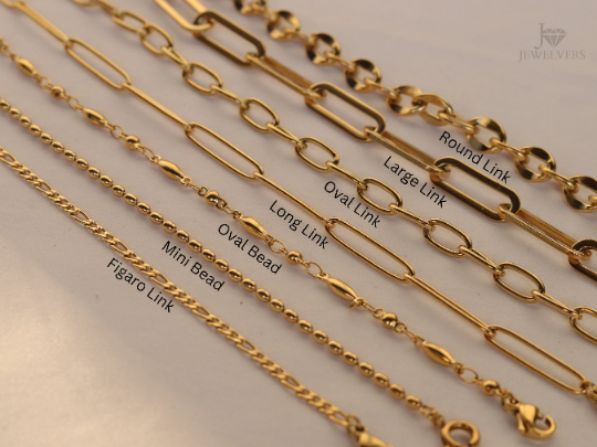 18k Gold-Filled Link Chain Bracelet