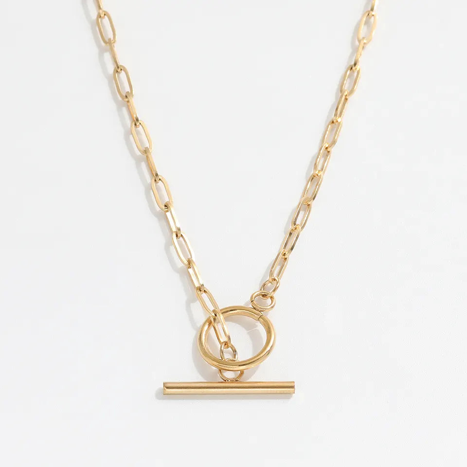 Buy Online 18K Gold-Filled Toggle Clasp Necklace | Best Quality Gold ...