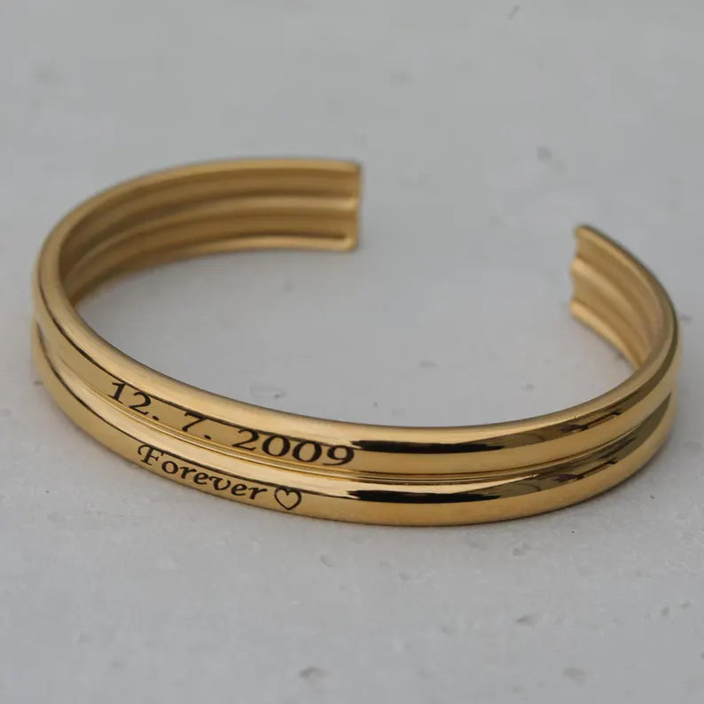 Gold Cuff Bracelet