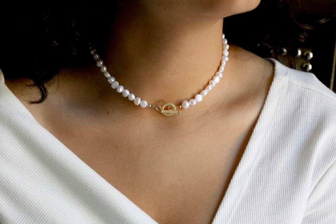 Baroque Pearl OT Necklace