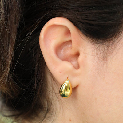 18K Gold-Filled Water Drop Stud Earrings