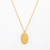 NE110-April- 18K Gold Finished April Birth Month Flower Necklace