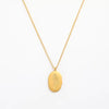 NE110-August- 18K Gold Finished August Birth Month Flower Necklace