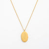 NE110-July- 18K Gold Finished July Birth Month Flower Necklace
