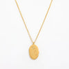 NE110-June- 18K Gold Finished June Birth Month Flower Necklace