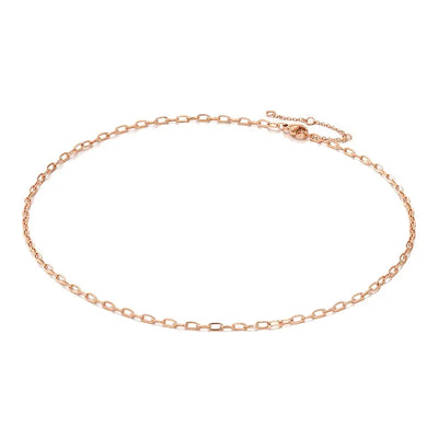 14K Gold-Filled Dainty Paperclip Chain Necklace