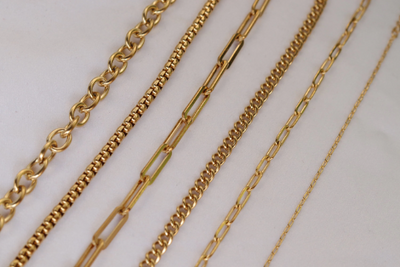 18K Gold-Filled Link Chain Bracelet