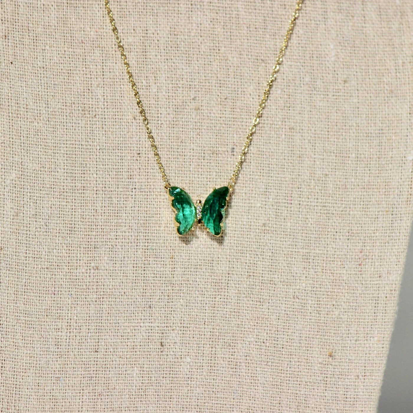 Gold Butterfly Necklace