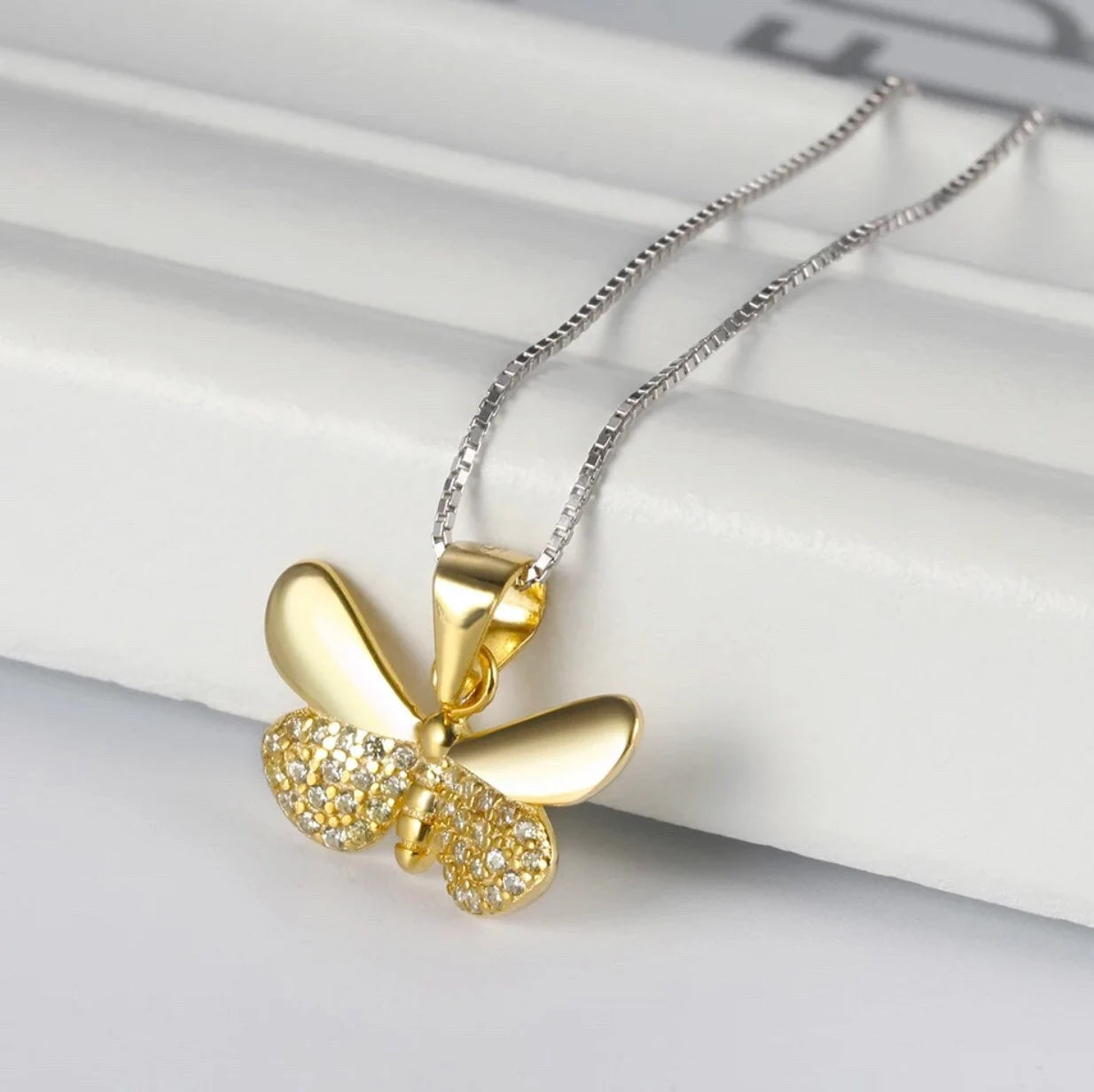 Butterfly Pendant Necklace