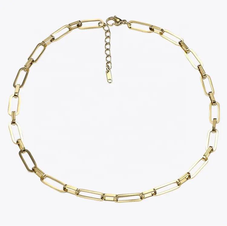 18K Gold Filled Link Chain Necklace