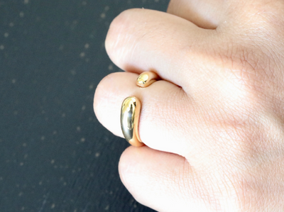 18k Gold-Filled Open Band Ring