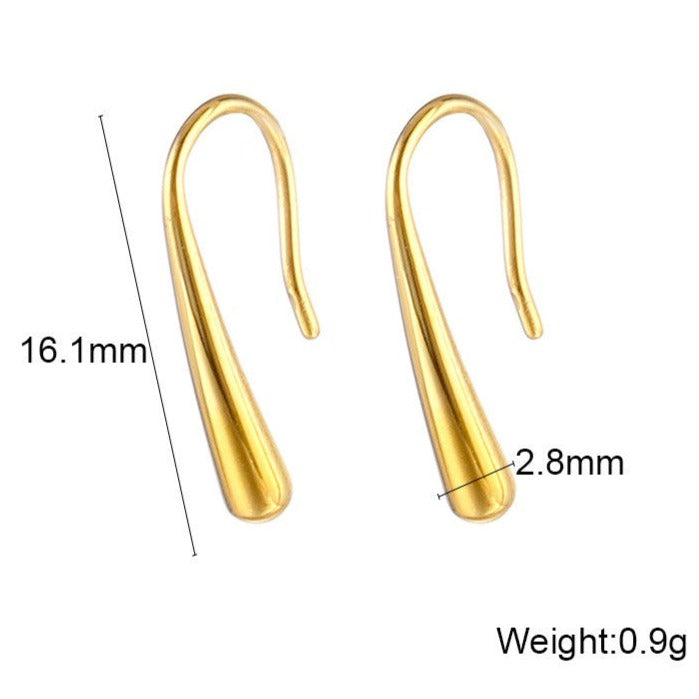 18K Gold-Filled Tear Drop Earrings