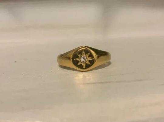 18K Gold-Filled North Star Ring