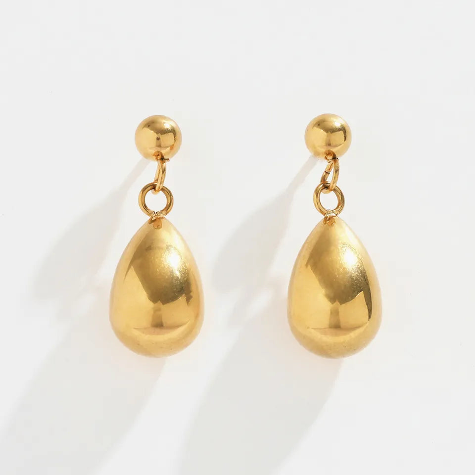 18K Gold-filled Waterdrop Stud Earrings