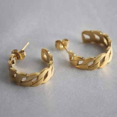 Have a Look at 18k Gold Filled Chain Earring