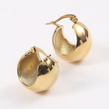 Buy Gold Dome Earrings.