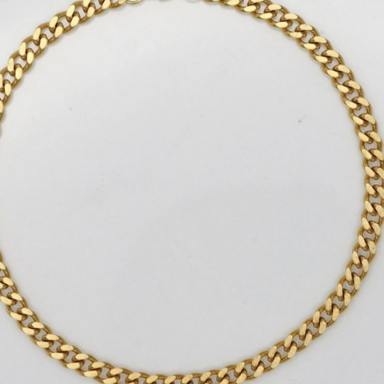 18k Gold Filled Cuban Chain Necklace 