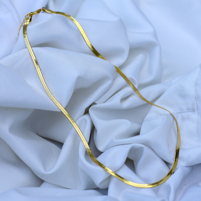 women's herringbone necklace