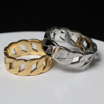 18k Gold Filled Chain Ring