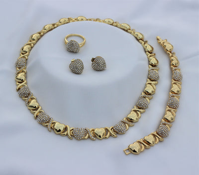 Layered necklace set 