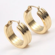 Triple Band Earrings Shop Now