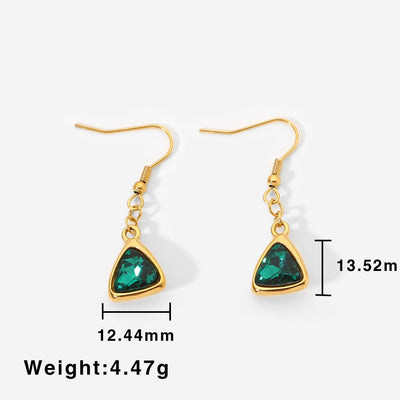 Stunning Emerald Necklace Earrings.