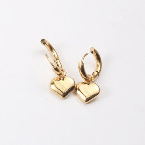 Gold Filled Heart Earrings