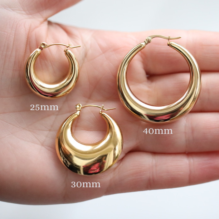 18K Gold-Filled Earrings Set