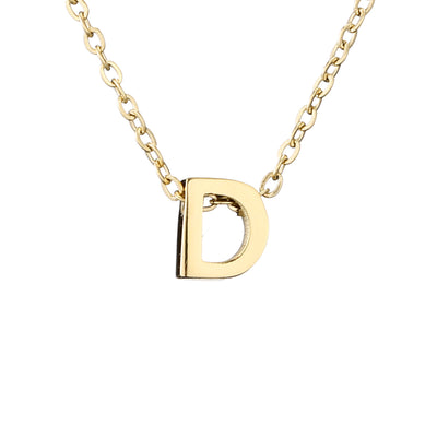 14K Gold-Filled Dainty Letter Necklace