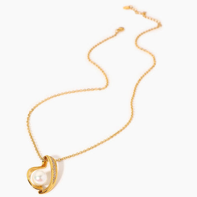18K Gold-Filled Waterdrop Pendant Necklace