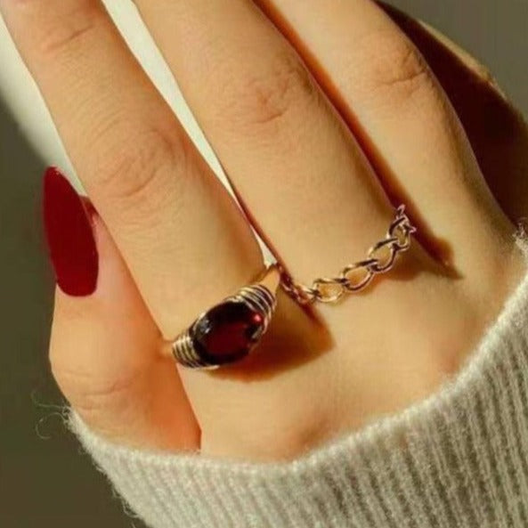  Gemstone Ring 