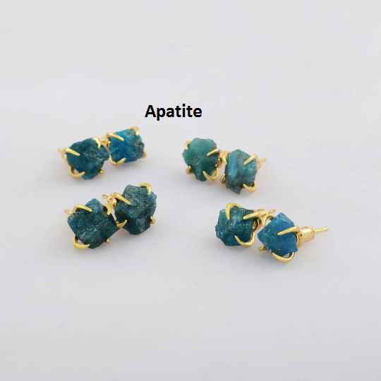 Shop Now Apatite Healing Crystal Earrings.