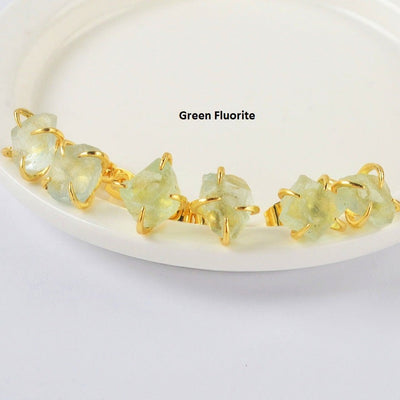 For sale Green Fluorite earrings